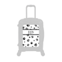 Modify - Personalised Panel (Paw Prints Stripe - Initials)
