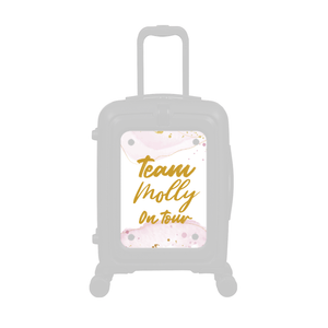 Modify - Personalised Panel (Team on Tour - Name)
