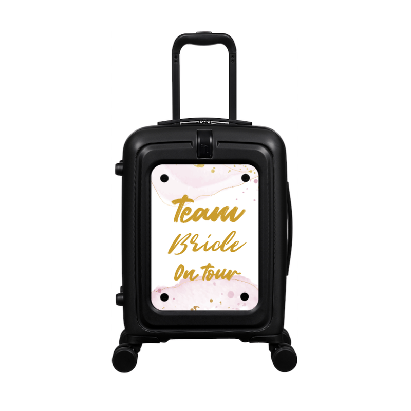 Modify - Suitcase with Personalised Panel (Team on Tour - Bride)