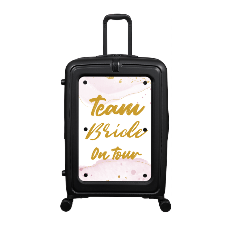 Modify - Suitcase with Personalised Panel (Team on Tour - Bride)