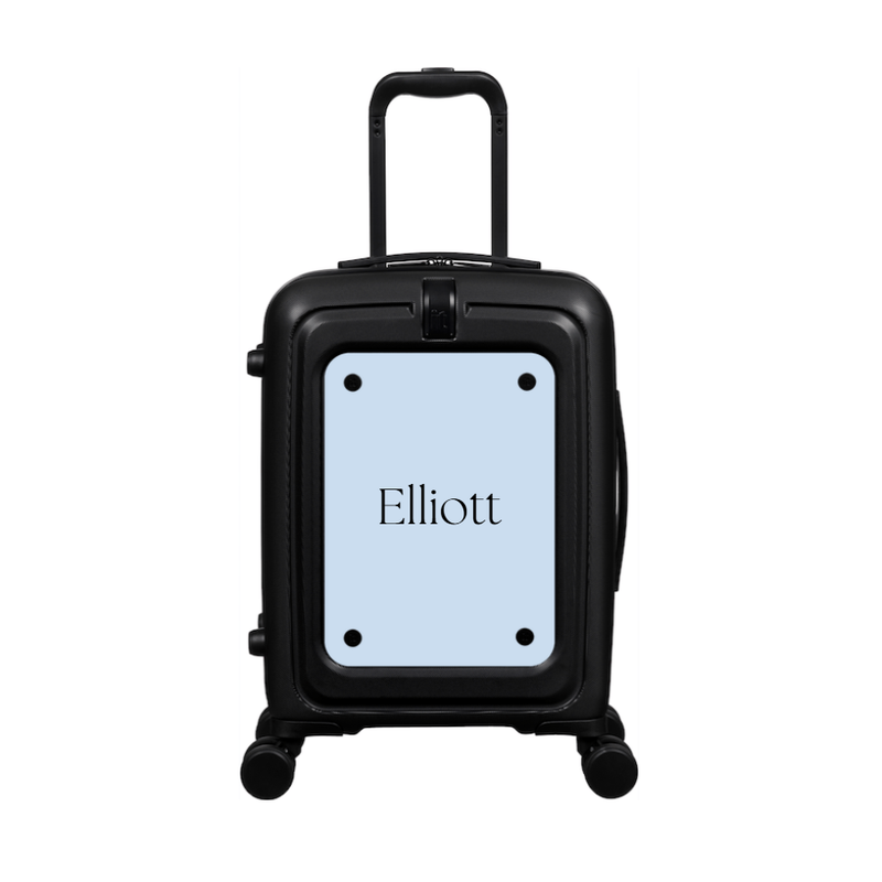 Modify - Suitcase with Personalised Panel (Solid Colour - Name)
