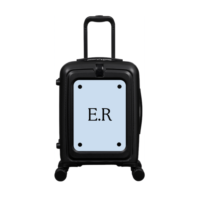 Modify - Suitcase with Personalised Panel (Solid Colour - Initials)