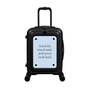 Modify - Suitcase with Personalised Panel (Solid Colour - Quote)