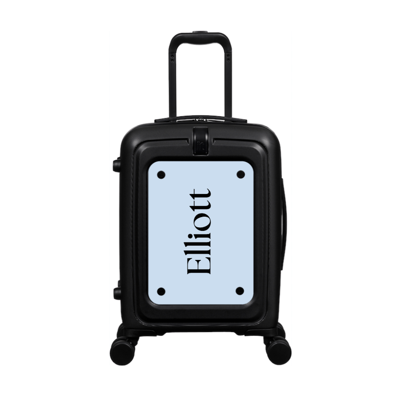 Modify - Suitcase with Personalised Panel (Solid Colour - Side Name)