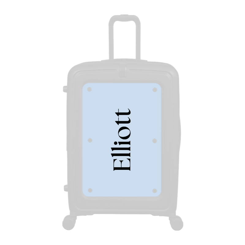 Modify - Personalised Panel (Solid Colour - Side Name)