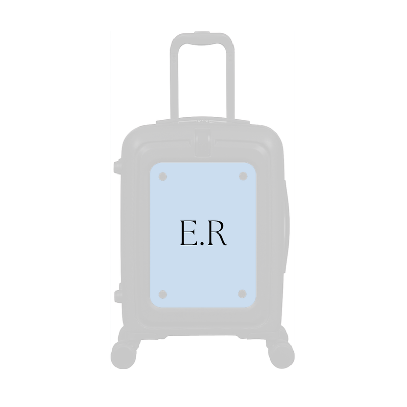 Modify - Personalised Panel (Solid Colour - Initials)