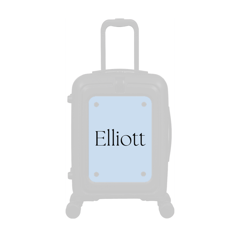 Modify - Personalised Panel (Solid Colour - Name)