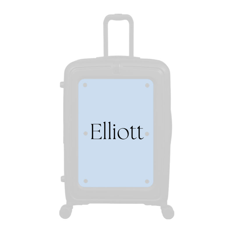 Modify - Personalised Panel (Solid Colour - Name)