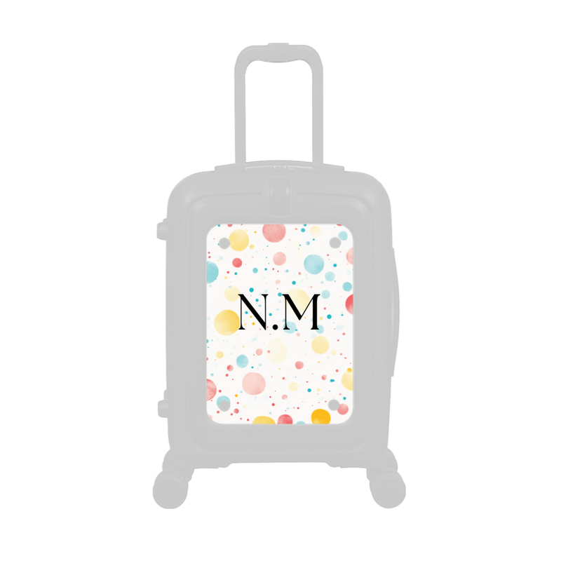 Modify - Personalised Panel (Confetti - Initials)