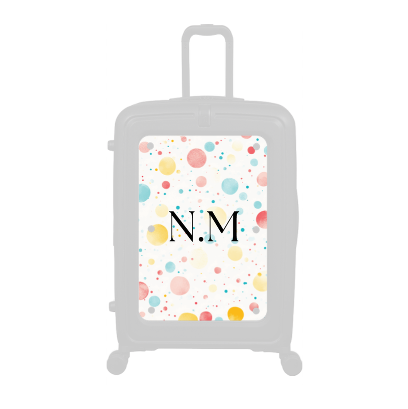 Modify - Personalised Panel (Confetti - Initials)