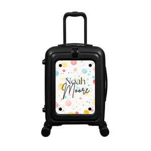 Modify - Suitcase with Personalised Panel (Confetti - Double Name)