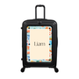 Modify - Suitcase with Personalised Panel (Stamps Border - Name)