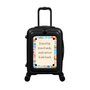 Modify - Suitcase with Personalised Panel (Stamps Border - Quote)