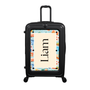 Modify - Suitcase with Personalised Panel (Stamps Border - Side Name)