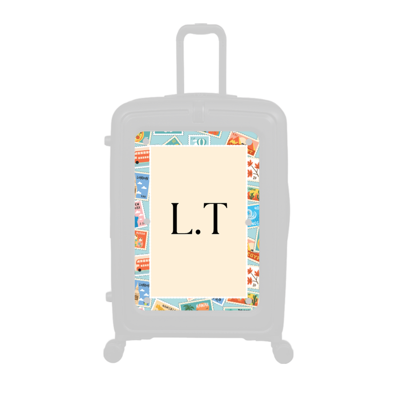 Modify - Personalised Panel (Stamps Border - Initials)
