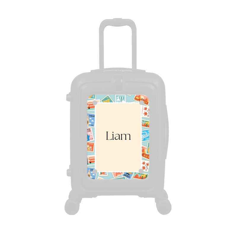 Modify - Personalised Panel (Stamps Border - Name)