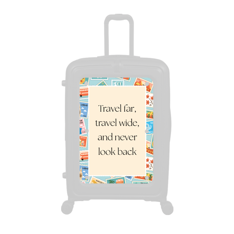 Modify - Personalised Panel (Stamps Border - Quote)