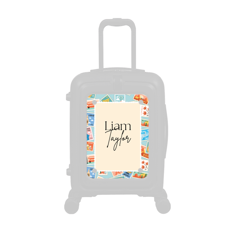 Modify - Personalised Panel (Stamps Border - Double Name)