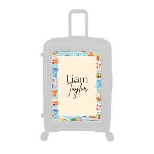 Modify - Personalised Panel (Stamps Border - Double Name)