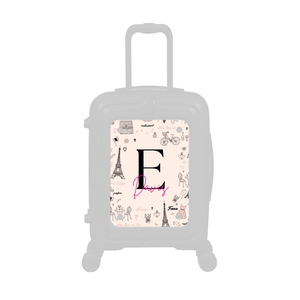 Modify - Personalised Panel (Paris Border - Letter & Name)