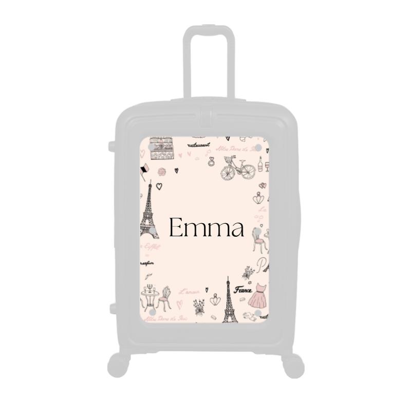 Modify - Personalised Panel (Paris Border - Name)