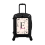 Modify - Suitcase with Personalised Panel (Paris Border - Letter & Name)