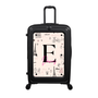 Modify - Suitcase with Personalised Panel (Paris Border - Letter & Name)