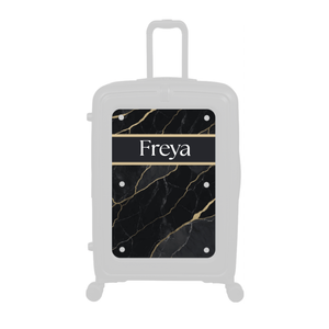 Modify - Personalised Panel (Golden Black Marble Stripe - Name)