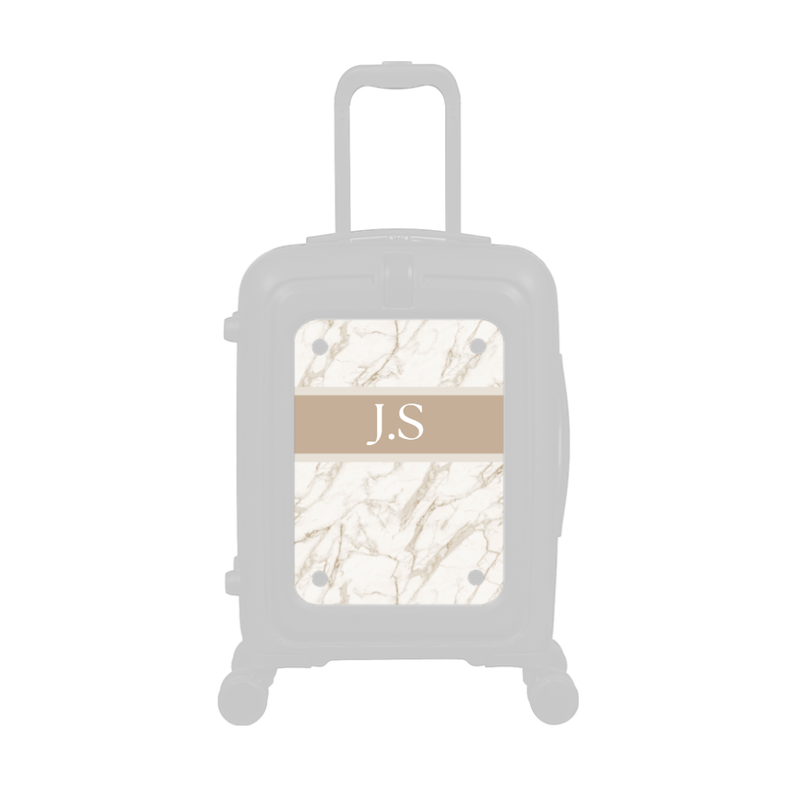 Modify - Personalised Panel (Warm Marble Stripe - Initials)