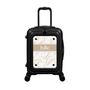 Modify - Suitcase with Personalised Panel (Warm Marble Stripe - Name)