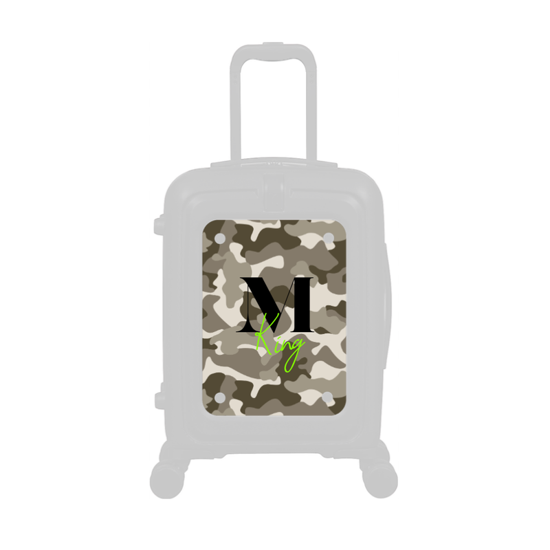 Modify - Personalised Panel (Full Camo - Letter & Name)
