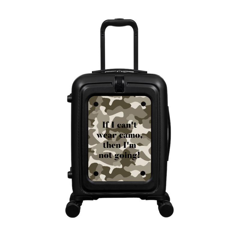 Modify - Suitcase with Personalised Panel (Full Camo - Quote)