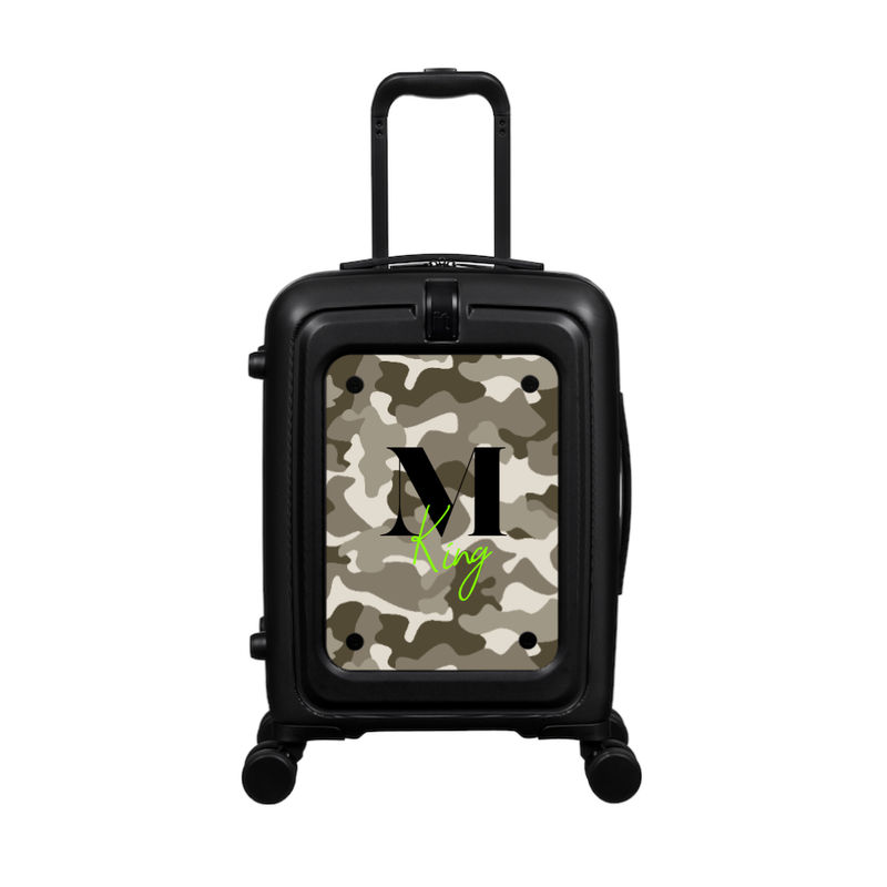 Modify - Suitcase with Personalised Panel (Full Camo - Letter & Name)
