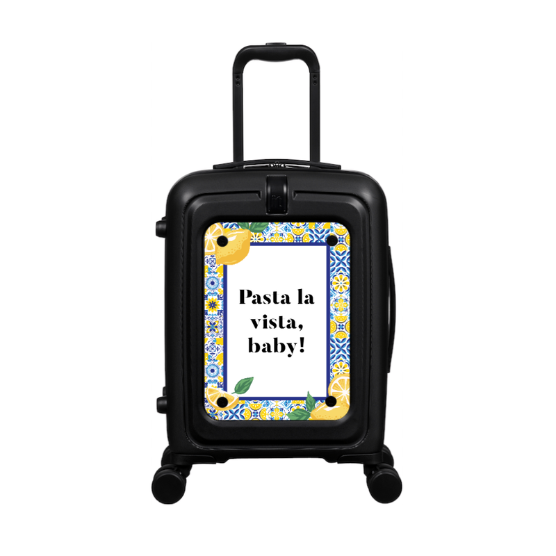 Modify - Suitcase with Personalised Panel (Italian Lemons - Quote)