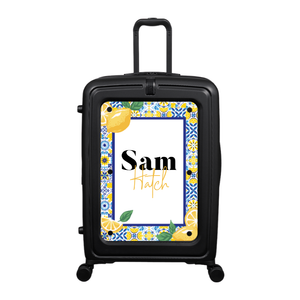 Modify - Suitcase with Personalised Panel (Italian Lemons - Double Name)