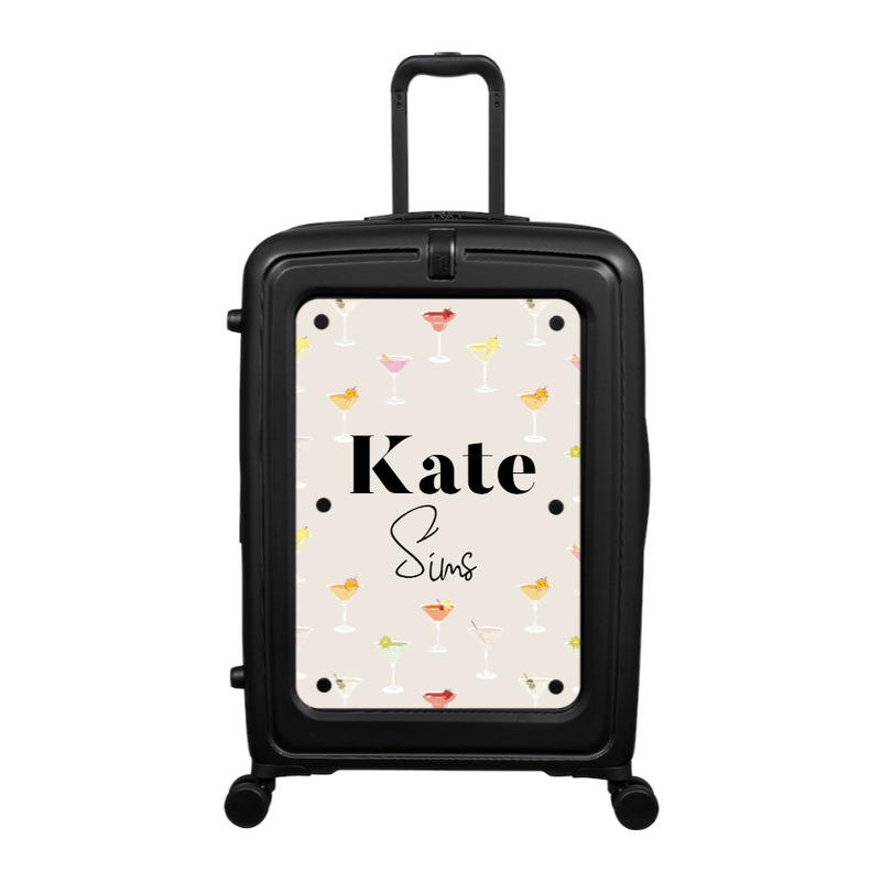 Modify - Suitcase with Personalised Panel (Cocktail Mix - Double Name)