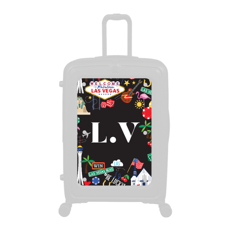 Modify - Personalised Panel (Las Vegas Border - Initials)