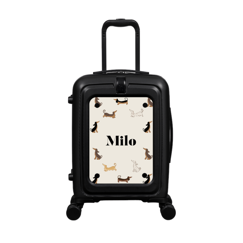 Modify - Suitcase with Personalised Panel (Daxie Border - Name)