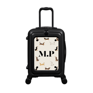 Modify - Suitcase with Personalised Panel (Daxie Border - Initials)
