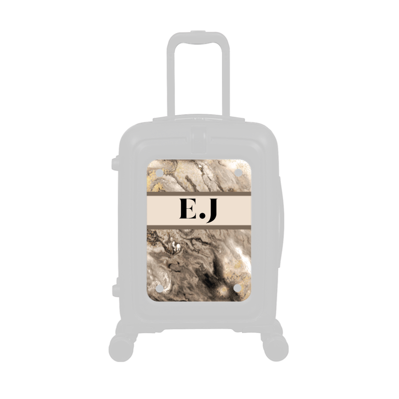 Modify - Personalised Panel (Neutral Marble Strip - Initials)