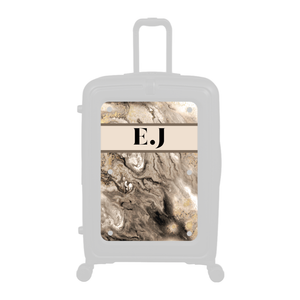 Modify - Personalised Panel (Neutral Marble Strip - Initials)