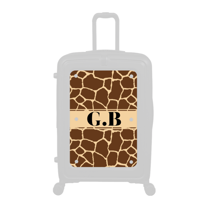 Modify - Personalised Panel (Giraffe Strip  - Initials)