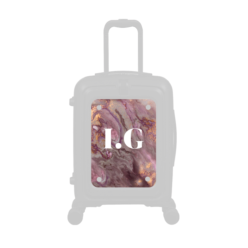 Modify - Personalised Panel (Rose Gold Marble - Initials)