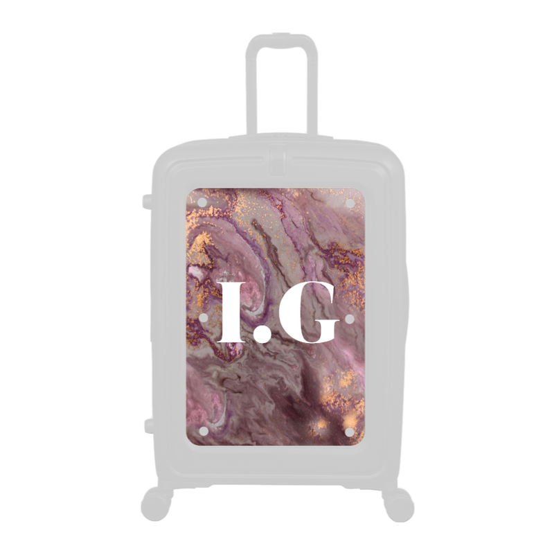 Modify - Personalised Panel (Rose Gold Marble - Initials)