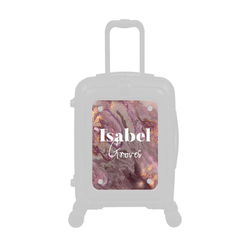 Modify - Personalised Panel (Rose Gold Marble - Double Name)