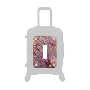 Modify - Personalised Panel (Rose Gold Marble - Letter & Name)