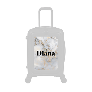 Modify - Personalised Panel (Grey Gold Marble - Name)