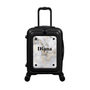 Modify - Suitcase with Personalised Panel (Grey Gold Marble - Double Name)