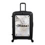 Modify - Suitcase with Personalised Panel (Grey Gold Marble - Name)