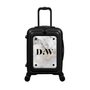 Modify - Suitcase with Personalised Panel (Grey Gold Marble - Initials)
